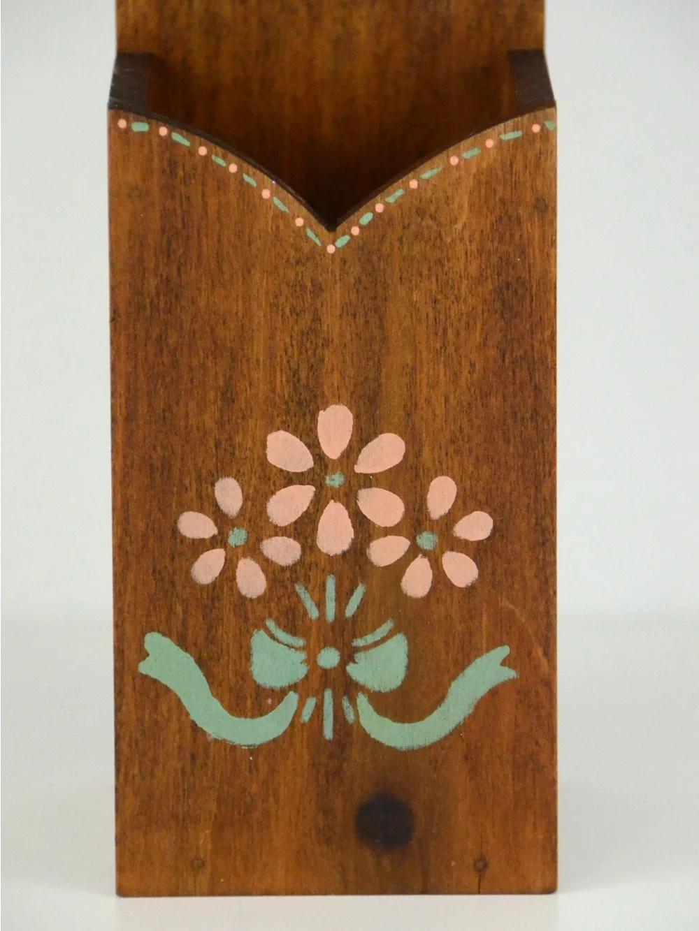 Vintage wood painted